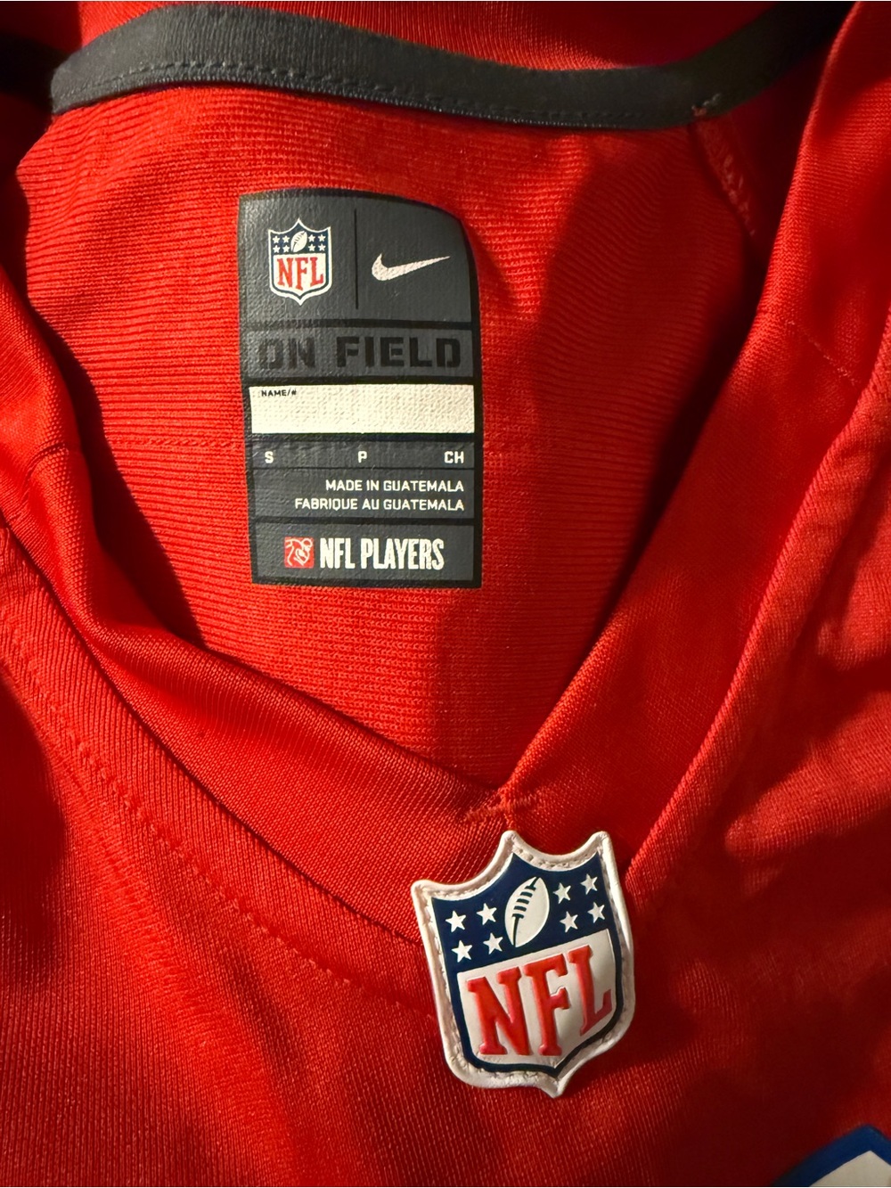 NFL Women’s Red Jersey with White and Blue #12 Tom Brady - Picture 2 of 4